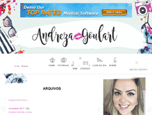 Tablet Screenshot of andrezagoulart.com.br